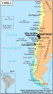 Carte du Chili